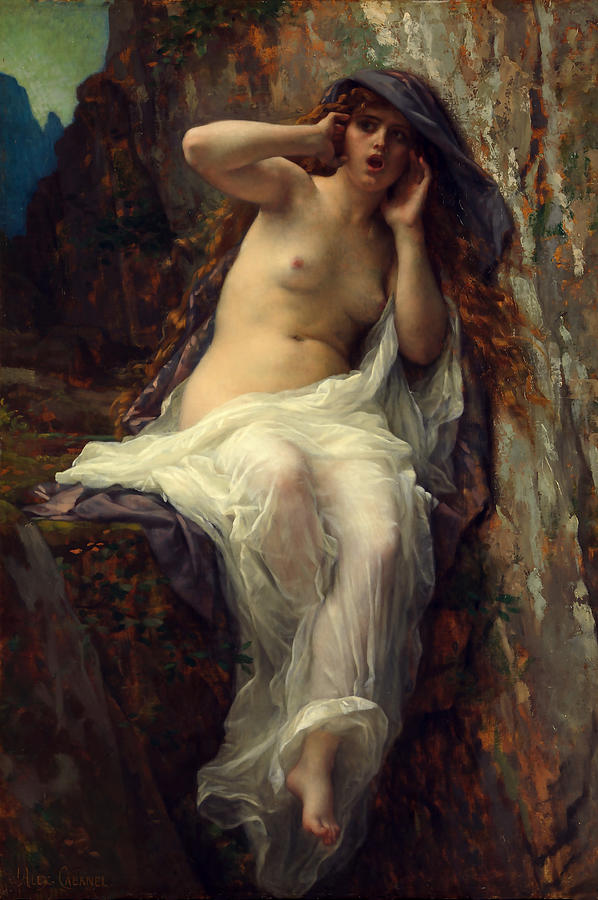 Nude Painting - Echo #6 by Alexandre Cabanel