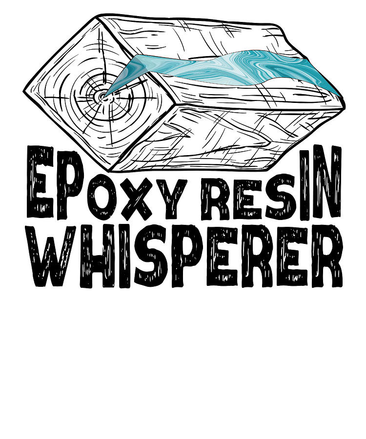 Epoxy Resin Digital Art - Epoxy Resin Whisperer River Table Art #6 by Toms Tee Store