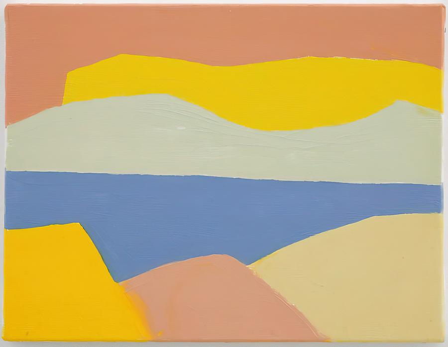 Etel Adnan Painting By Achraf Mofrij Pixels   6 Etel Adnan Achraf Mofrij 