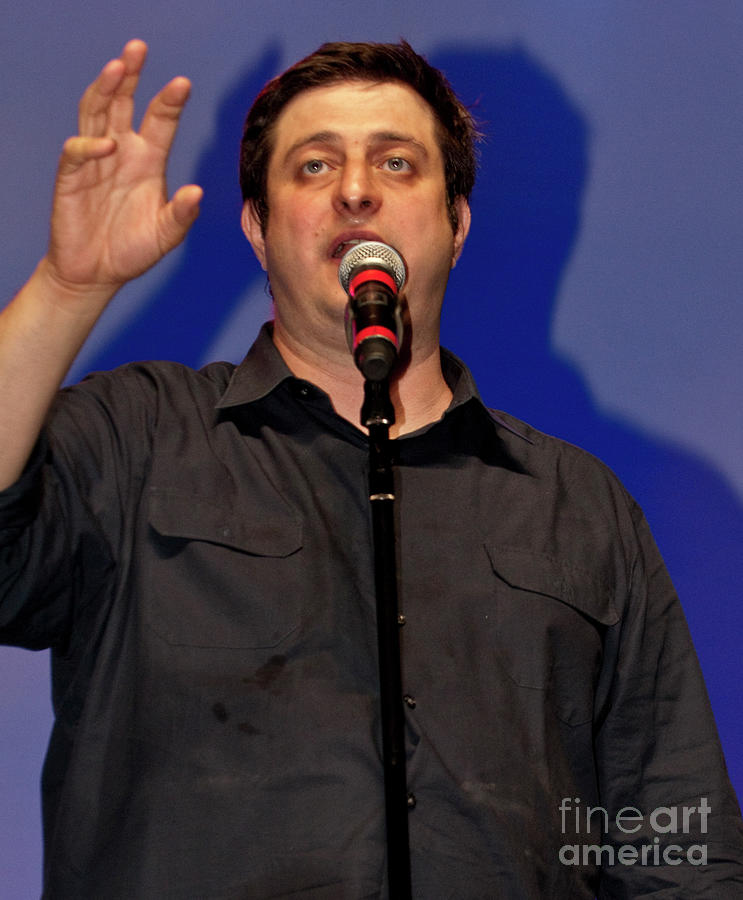 Eugene Mirman at Bonnaroo Comedy Theatre #6 Photograph by David Oppenheimer