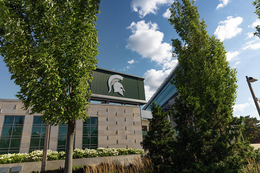 Exterior of Spartan Stadium on the campus of Michigan State University in East Lansing Michigan #6 Photograph by Eldon McGraw