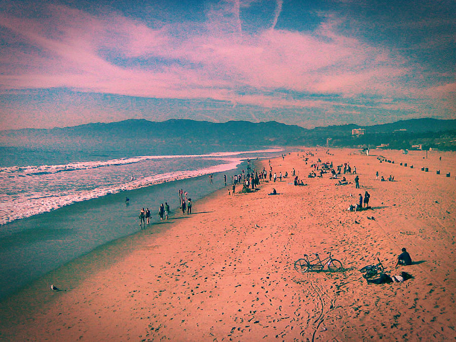 Faces of the Santa Monica Beach #6 Photograph by Kenny Glover