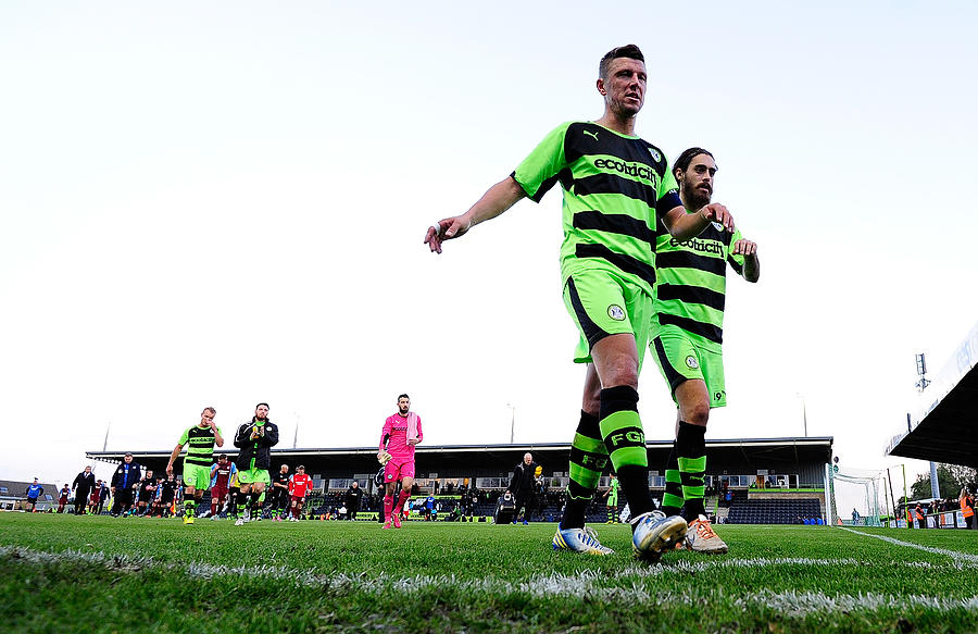 Forest Green Rovers FC v Scunthorpe United - FA Cup First Round #6 Photograph by Dan Mullan
