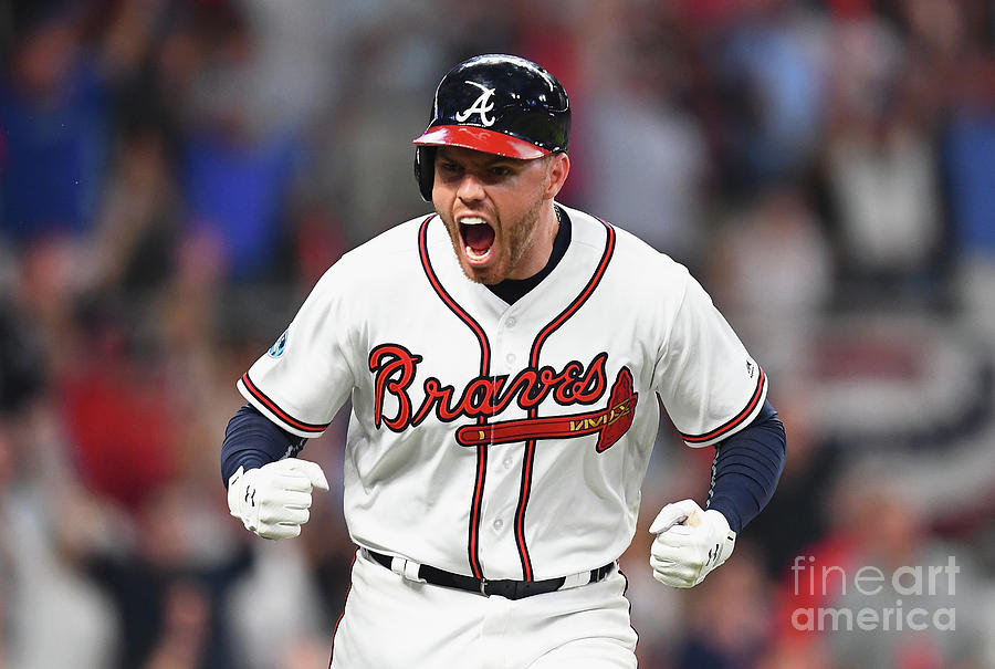 Freddie Freeman Photograph by Scott Cunningham Freddie Freeman Photograph by Scott Cunningham