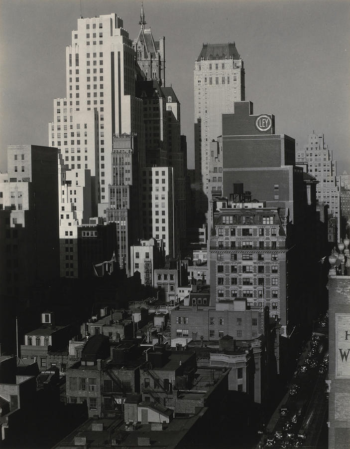 From My Window at An American Place Photograph by Alfred Stieglitz