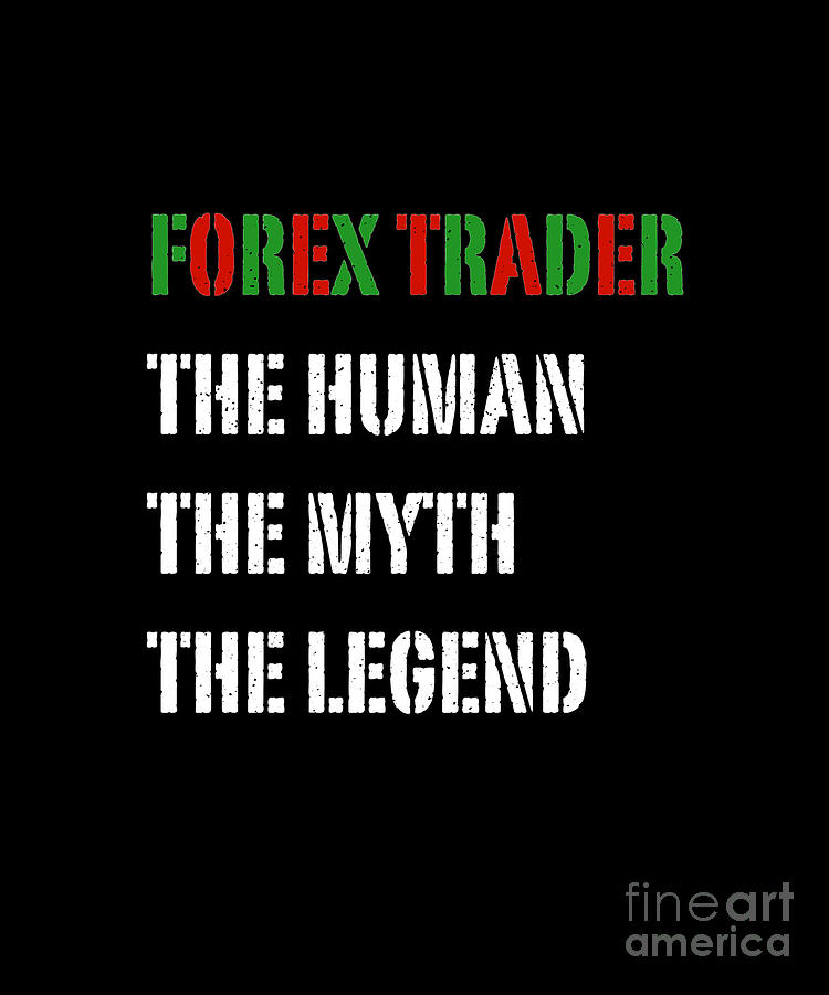 Funny Forex Trading Gift for Self Employed Foreign Exchange Trader #6 Digital Art by Barefoot Bodeez Art