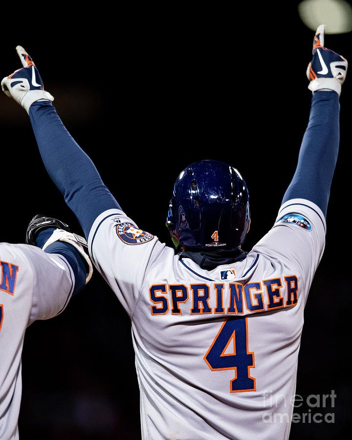 George Springer Photograph by Billie Weiss/boston Red Sox George Springer Photograph by Billie Weiss/boston Red Sox