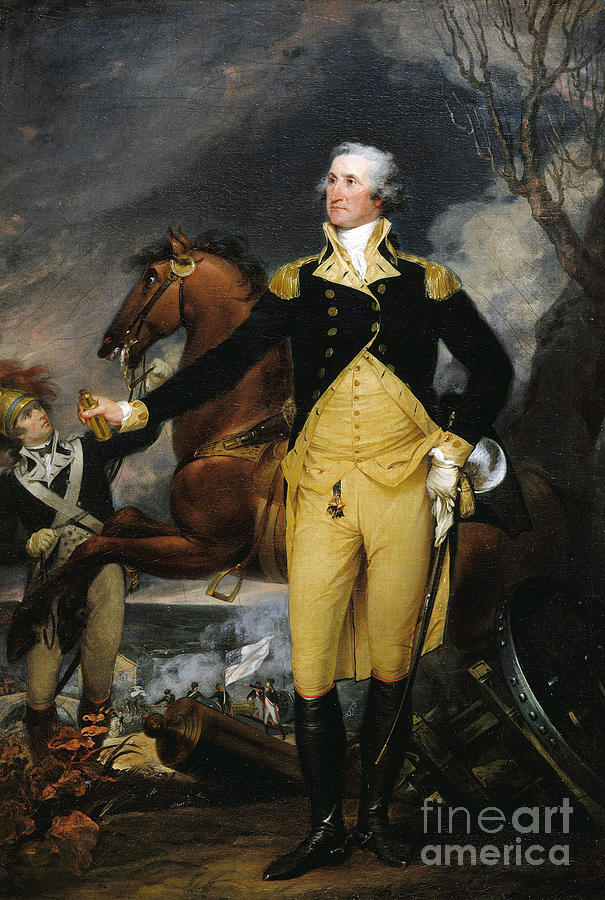 George Washington #7 Painting by John Trumbull