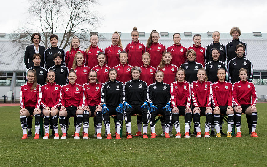 Germany Womens U19 - Team Presentation #6 Photograph by Maja Hitij