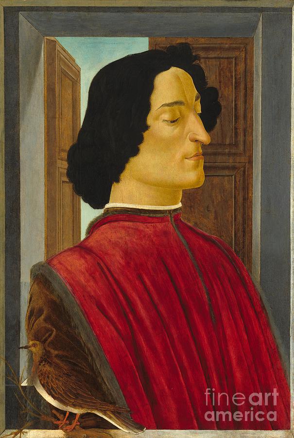 Giuliano de Medici #6 Painting by Sandro Botticelli