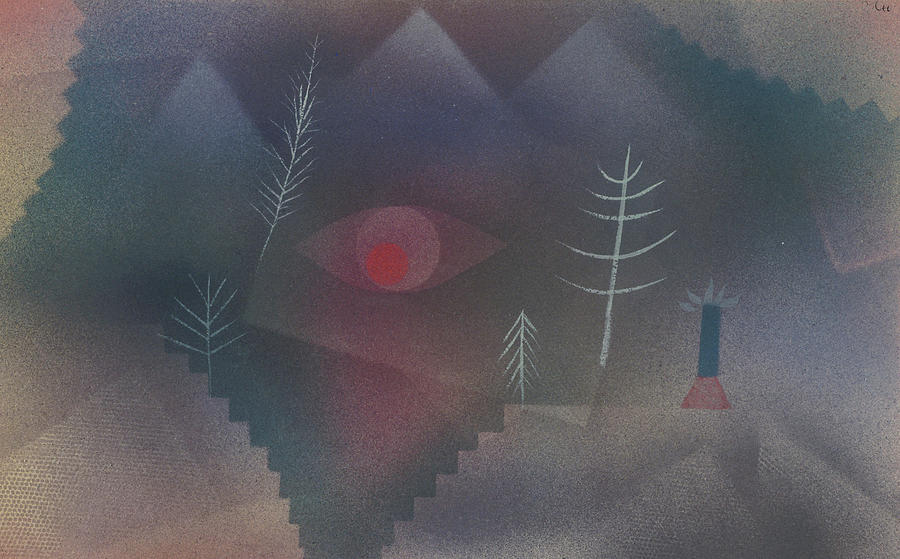 Paul Klee Painting - Glance of a Landscape #7 by Paul Klee