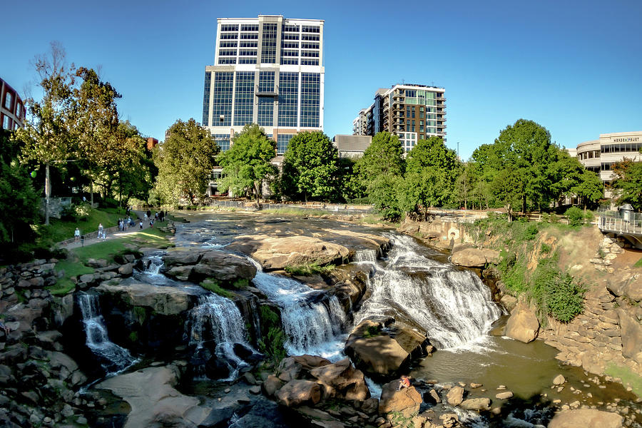 Greenville South Carolina On Reedy River In Downtown #6 Photograph by Alex Grichenko
