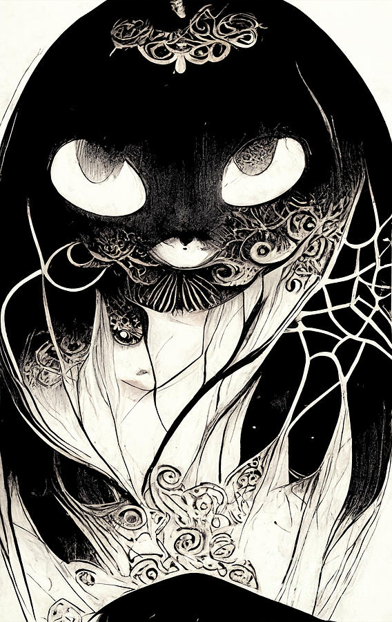 Halloween Digital Art - Halloween manga #6 by Sabantha