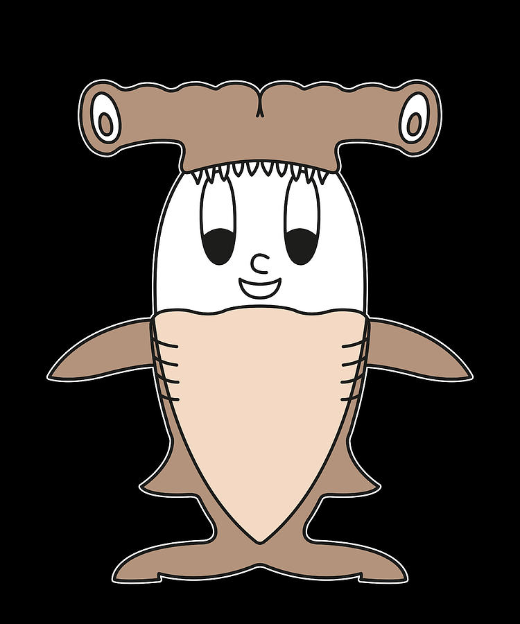 HammerheadShark Egg Digital Art by Matthias und Philipp Mueller