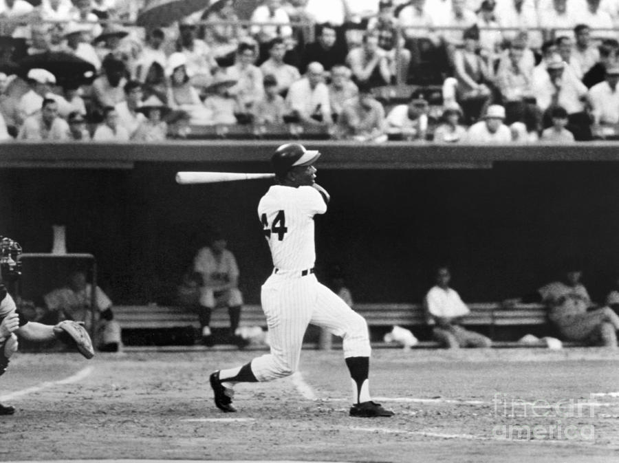 Hank Aaron Photograph by National Baseball Hall Of Fame Library