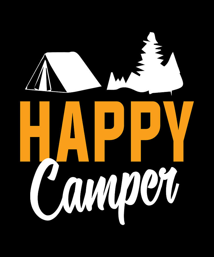 Happy camper Digital Art by Alberto Rodriguez | Fine Art America