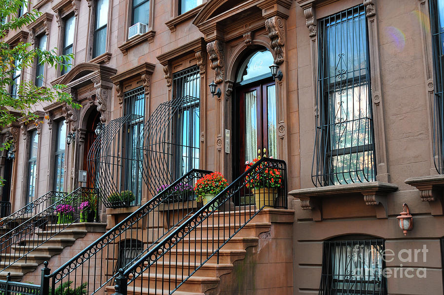 Harlem Brownstones Photograph By Rudy Collins Fine Art America