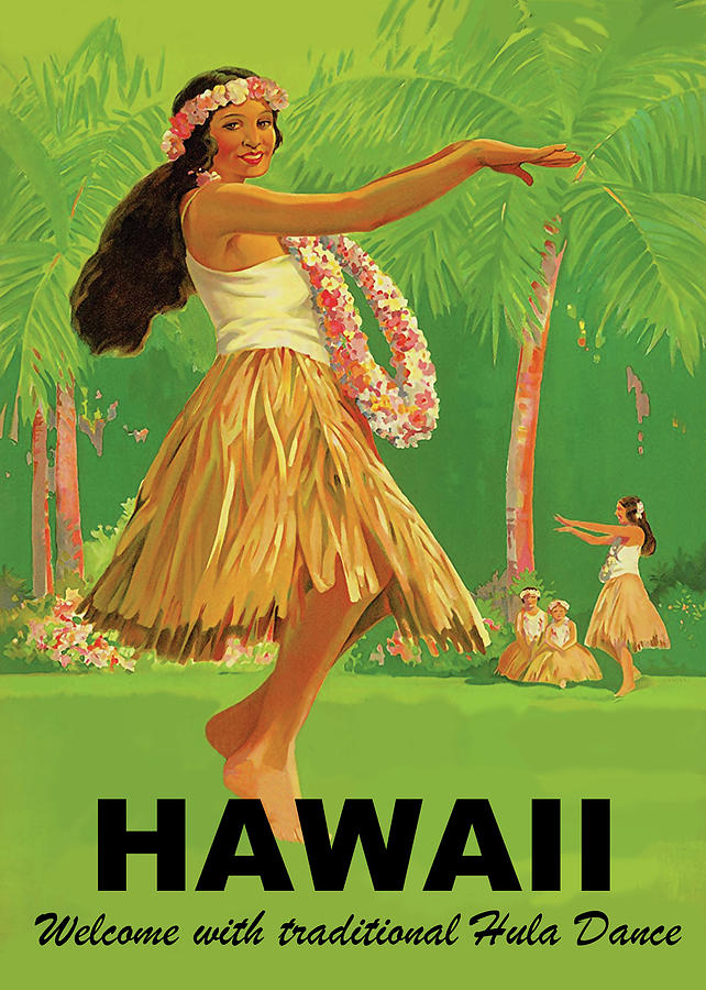 Vintage Painting - Hawaii #6 by Long Shot