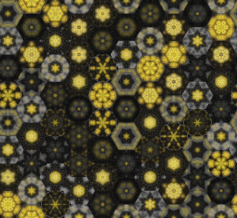 Hexagon Pattern for Apparels Digital Art by Tin Tran - Pixels