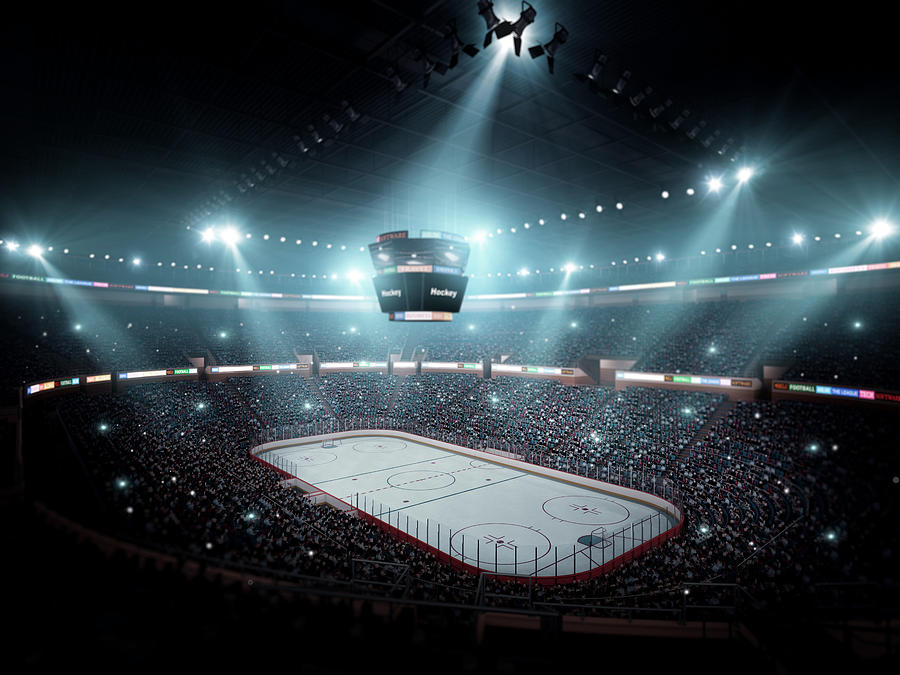 Hockey arena #6 Photograph by Dmytro Aksonov