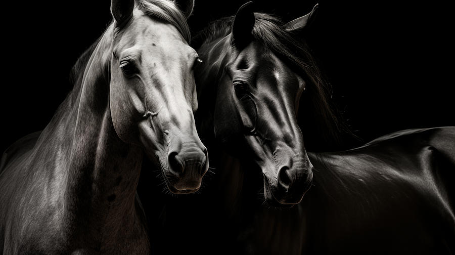 Horses Digital Art