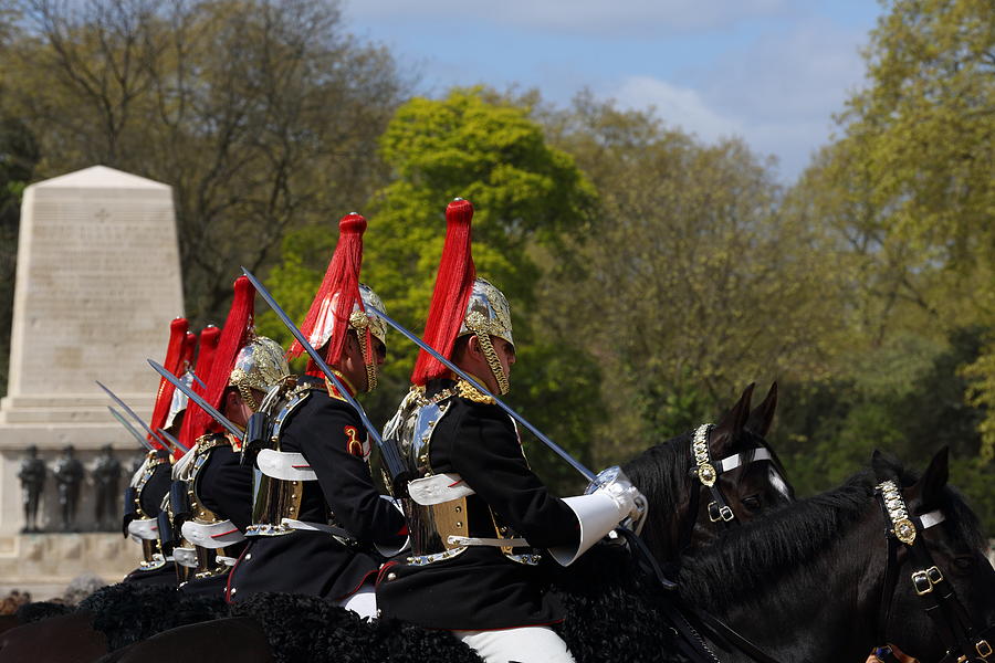 Household Cavalry - change of guards #6 Photograph by Pejft