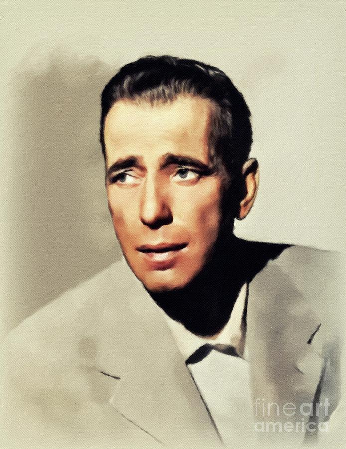 Humphrey Bogart, Hollywood Legend #6 Painting by Esoterica Art Agency