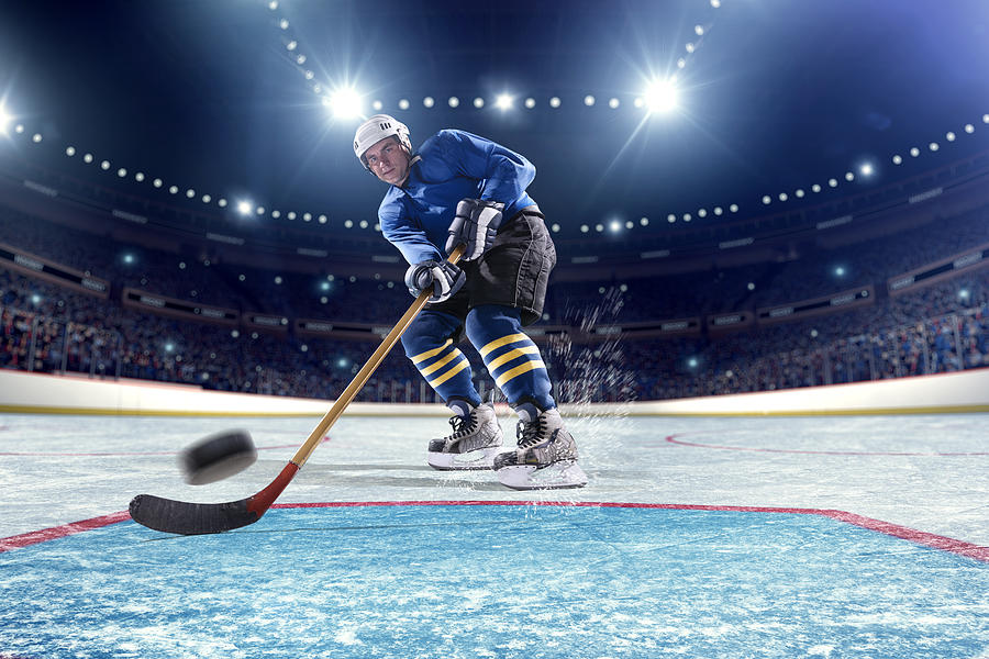 Ice Hockey Player Scoring #6 Photograph by Dmytro Aksonov