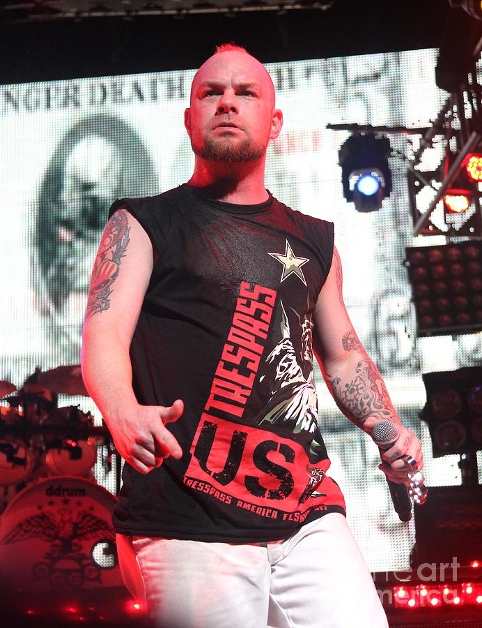 Ivan Moody - Five Finger Death Punch Photograph by Concert Photos ...