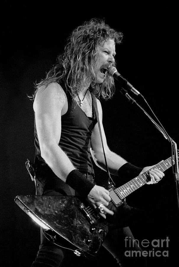 Hetfield - Metallica Photograph Concert Photos - Pixels