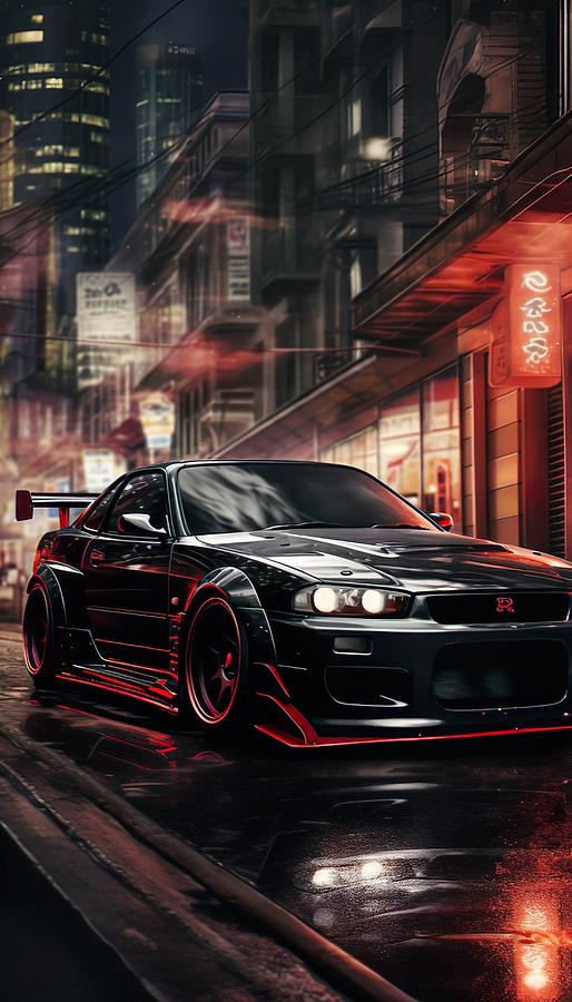 JDM Cars Digital Art by Branislav Stojadinovic - Fine Art America