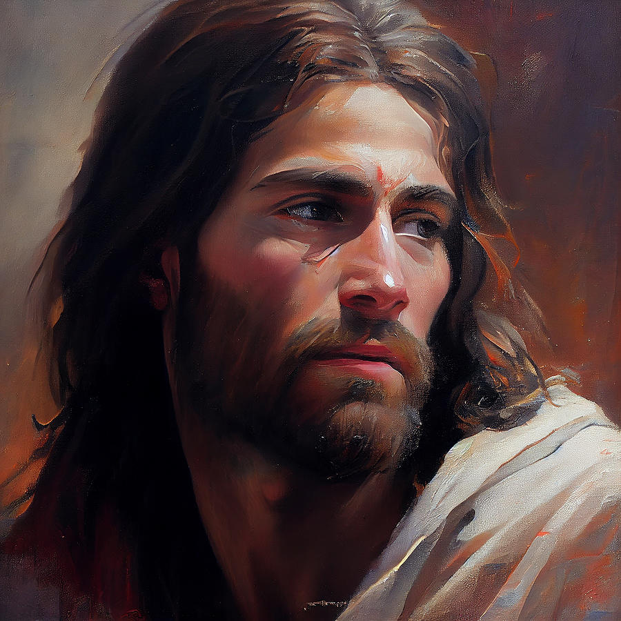 Jesus Christ Portrait Mixed Media by Stephen Smith Galleries - Fine Art ...