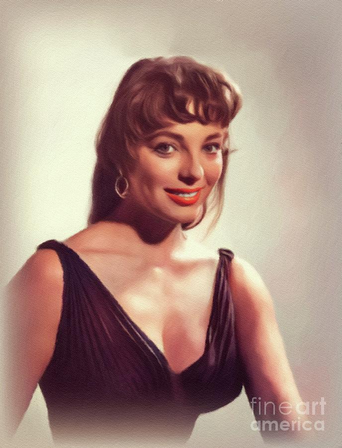 Joan Collins, Actress Painting by Esoterica Art Agency - Fine Art America