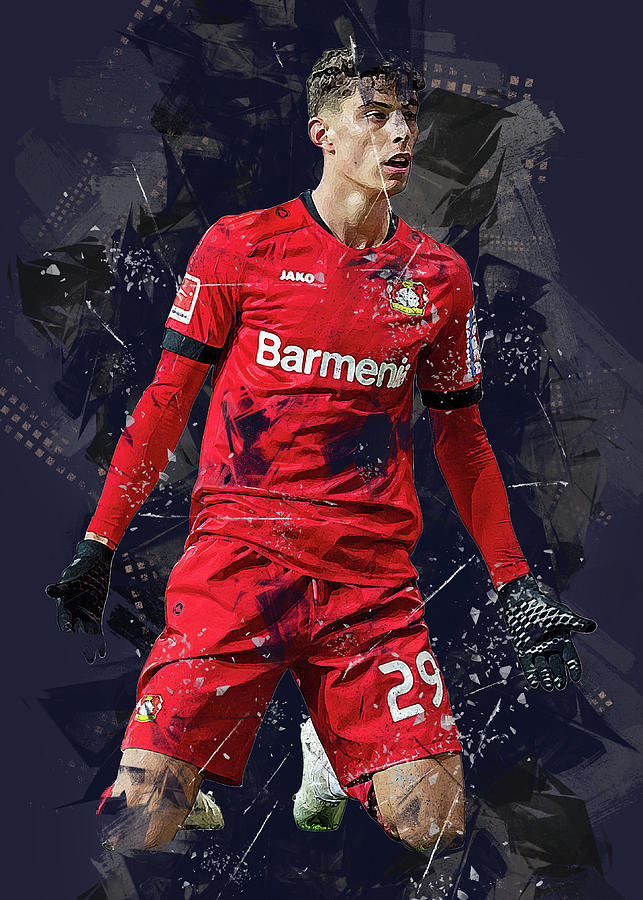 Kai Havertz Kaihavertz Kai Havertz Kai Havertz Drawing by Leith Huber ...