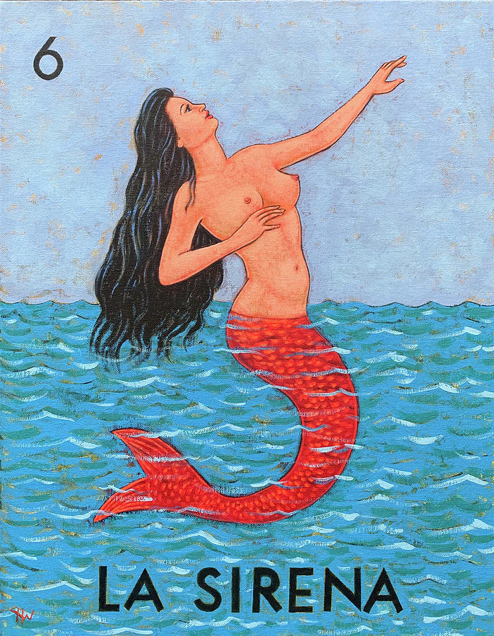 6 La Sirena Painting by Holly Wood