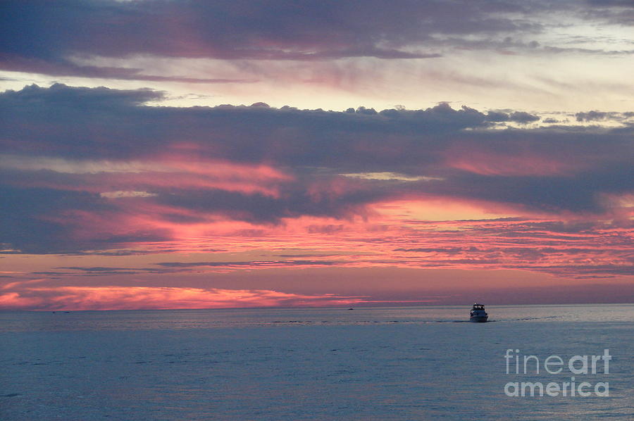 Lake Michigan Sunset #6 Digital Art by Tammy Keyes
