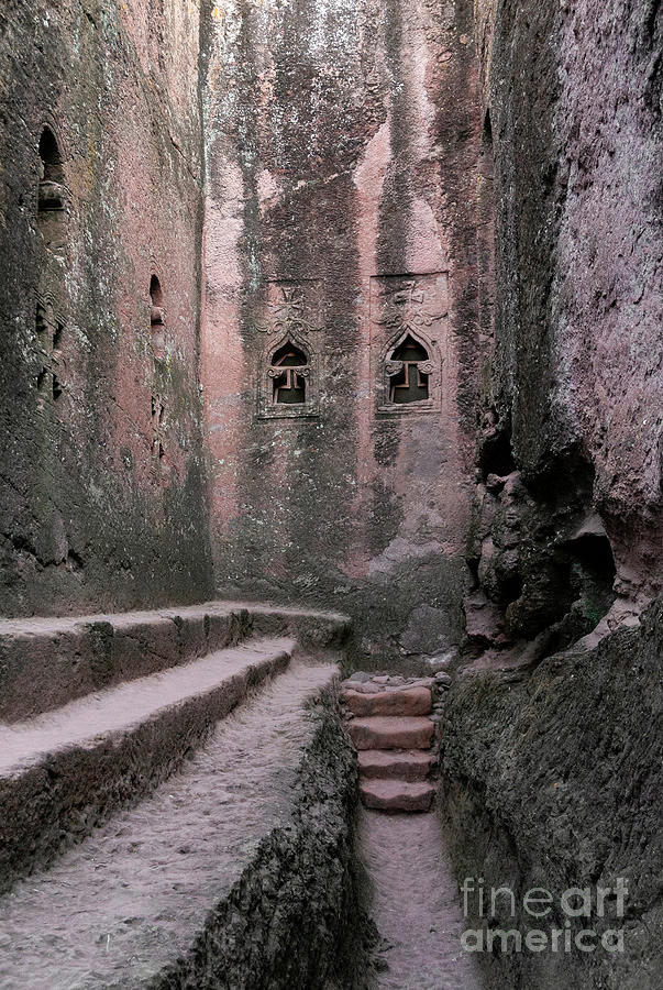 Lalibela Ancient Rock-hewn Monolithic Churches Landmark Heritage #6 Photograph by JM Travel Photography