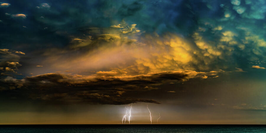 Lightning Storms Mazatlan Mexico Photograph by Tommy Farnsworth | Pixels