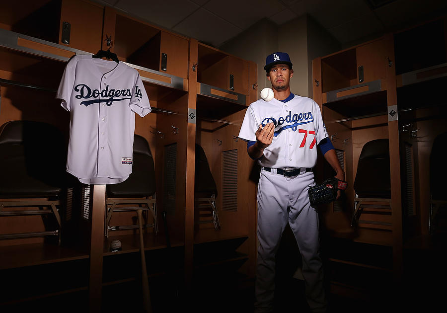 Los Angeles Dodgers Photo Day #6 Photograph by Christian Petersen
