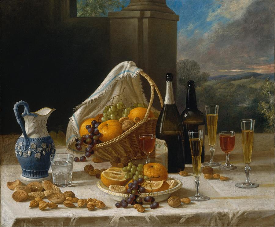 Luncheon Still Life #7 Painting by John F Francis