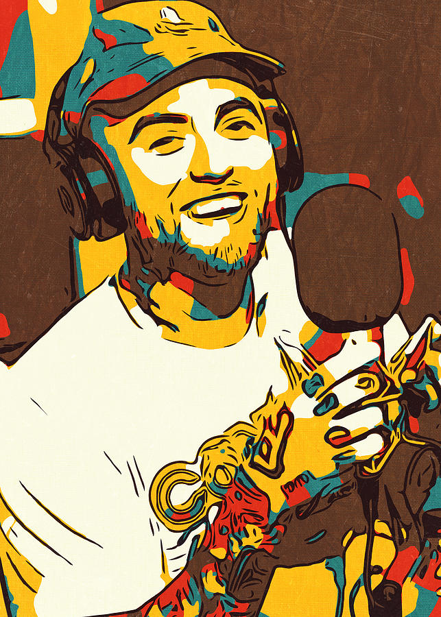 Mac Miller Artwork Painting by Taoteching Art