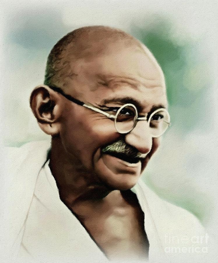 Mahatma Gandhi, Leader Painting by John Springfield - Pixels