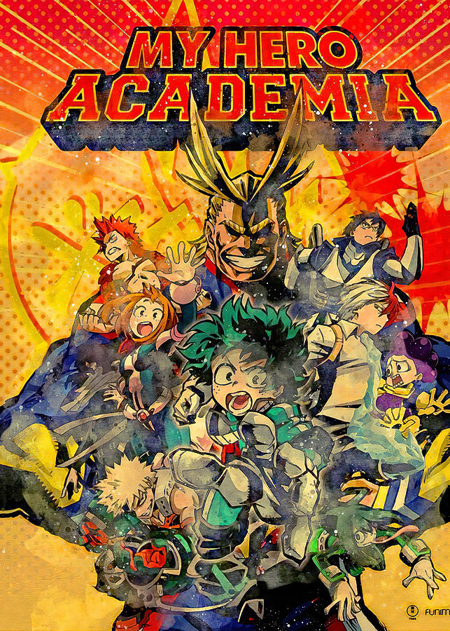 Manga Anime Hero Academia My Hero Academia Digital Art by Cheadle Bell