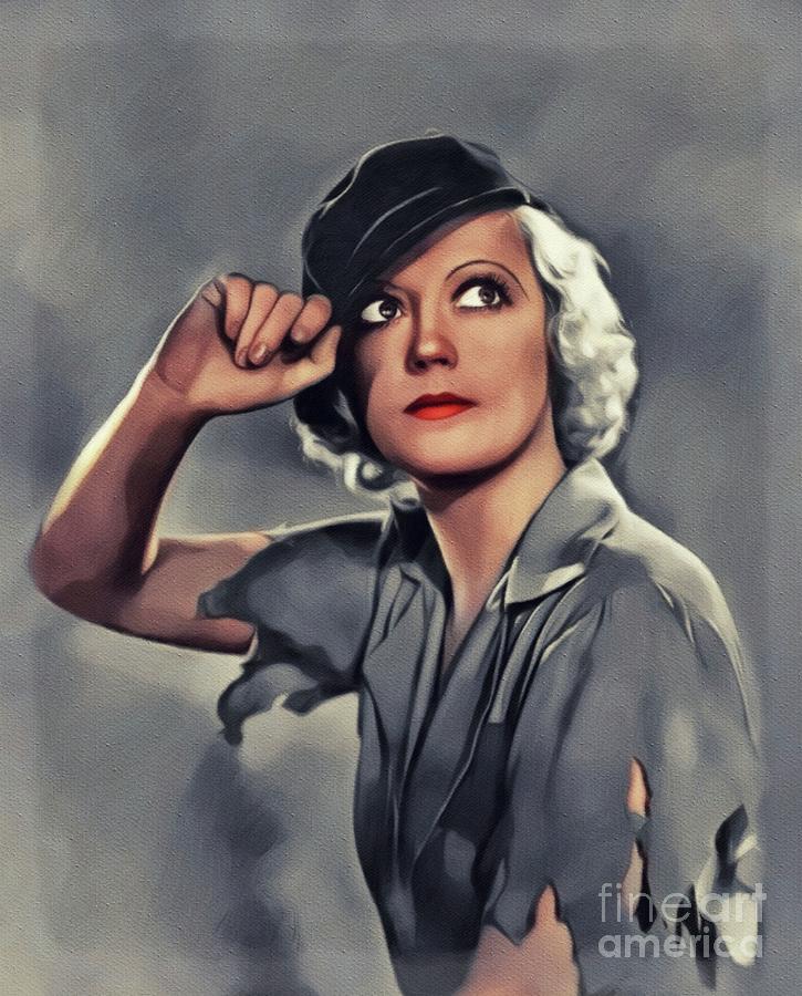 Marion Davies, Vintage Movie Star #6 Painting by Esoterica Art Agency ...