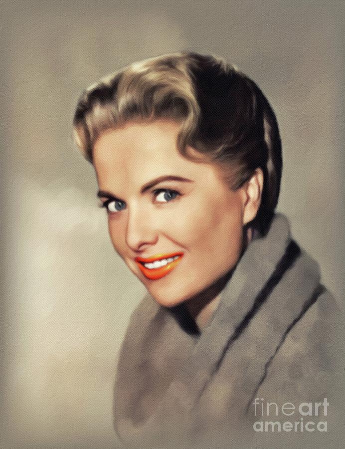 Martha Hyer, Vintage Actress Painting