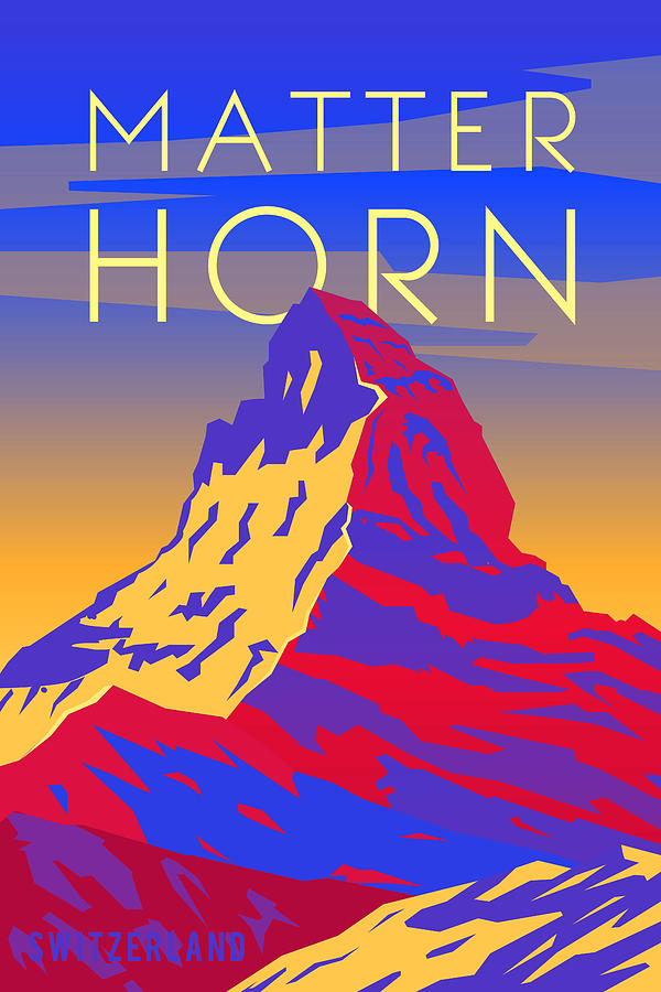 Matterhorn #6 Digital Art by Celestial Images