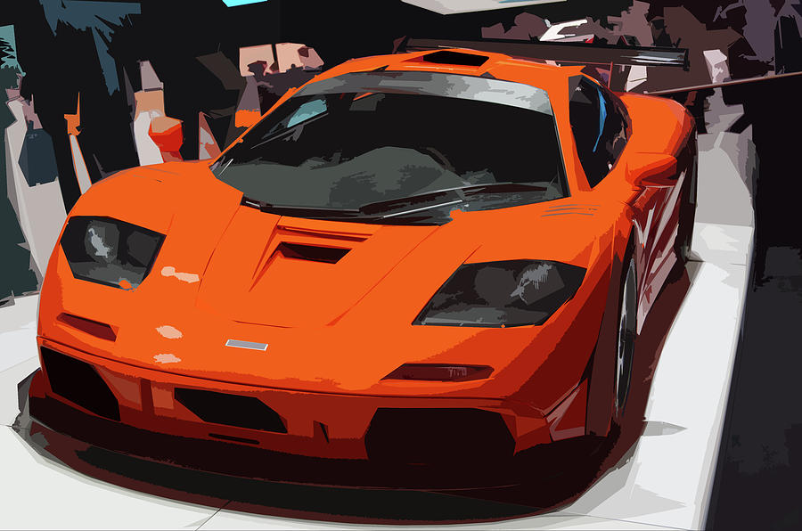 McLaren F1 LM Digital Art By Thespeedart - Fine Art America