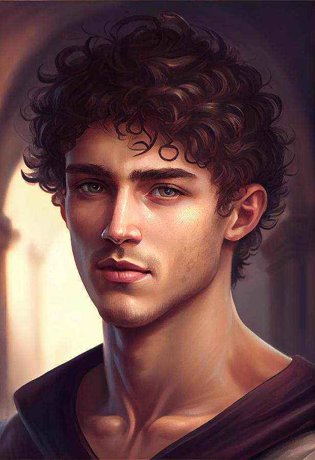 Mercurius an insanely hansome young roman man by Asar Studios Digital ...