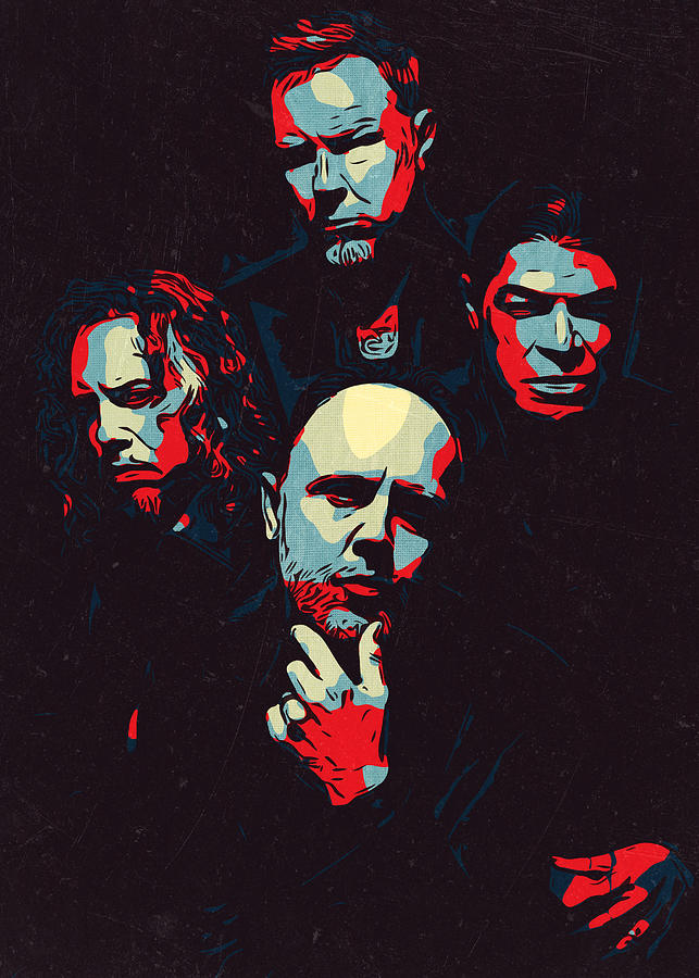 Metallica Artwork Painting by New Art