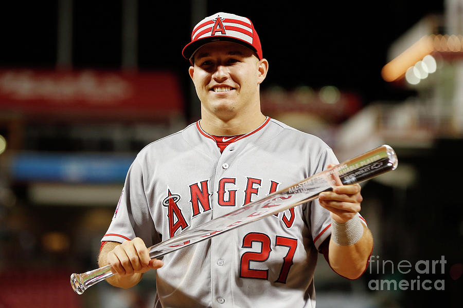 Mike Trout Photograph - Mike Trout #6 by Rob Carr